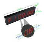 KYX--0018 Plastic Shell 1.8 inch 6-digit LED Sports Fitness Multi-function Timer