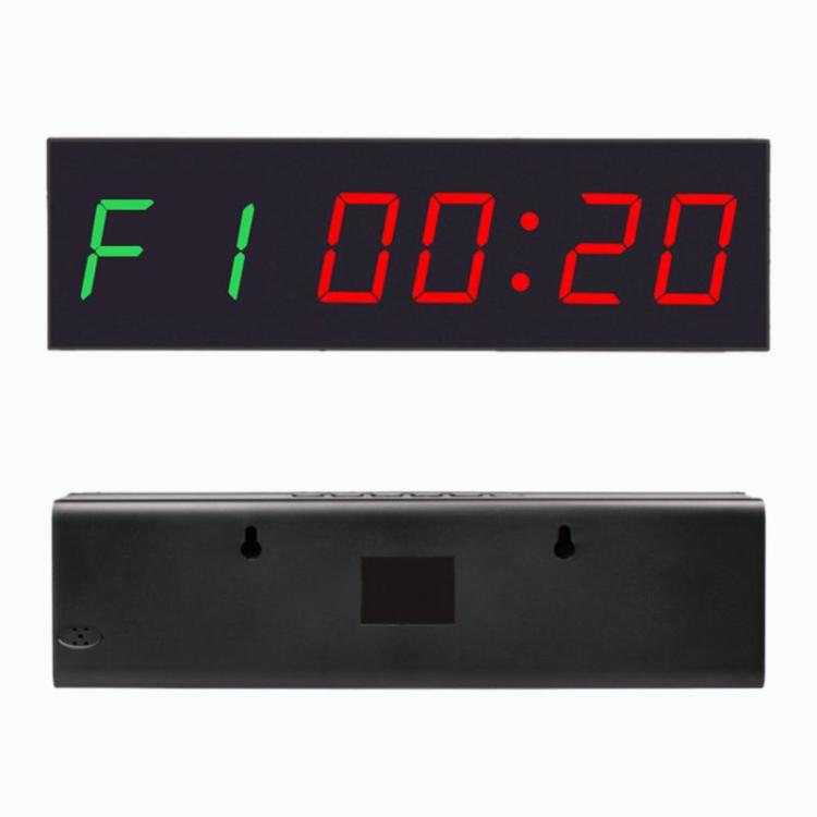 KYX--0018 Plastic Shell 1.8 inch 6-digit LED Sports Fitness Multi-function Timer