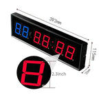 KYX--0023 2.3 inch 6-digit LED Sports Fitness Multi-function Timer