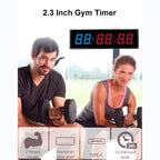 KYX--0023 2.3 inch 6-digit LED Sports Fitness Multi-function Timer