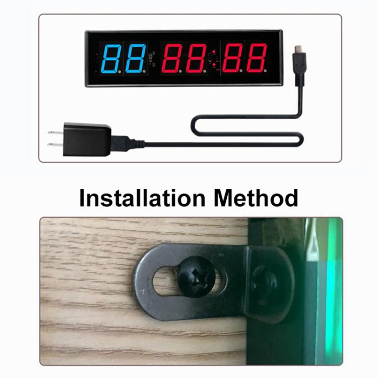 KYX--0023 2.3 inch 6-digit LED Sports Fitness Multi-function Timer