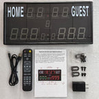 KYX--0030 13-digit LED Electronic Scoreboard Remote Control Multi-function Competition Timer