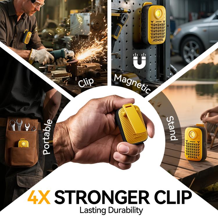 JOYROOM JR-MS03 IP67 Waterproof Portable Clip-on Magnetic Mini Bluetooth Speaker