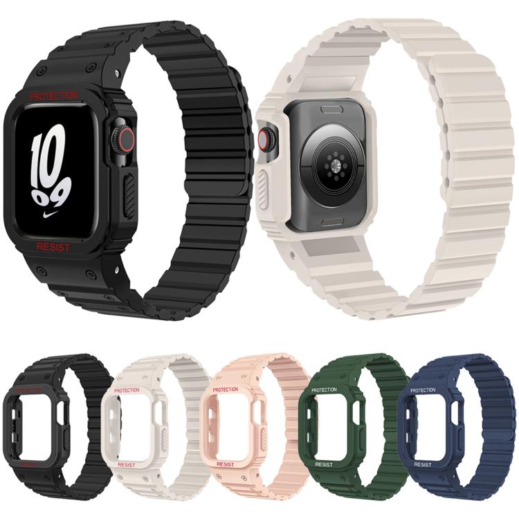 xDfind Magnetic Silicone Watch Band with Integrated Watch Cover