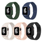 xDfind Magnetic Silicone Watch Band with Integrated Watch Cover