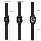 xDfind Magnetic Silicone Watch Band with Integrated Watch Cover