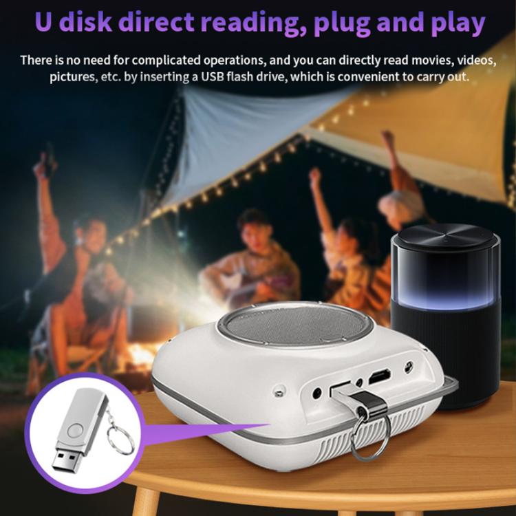 Cheerlux C1 Android Version 1280x720P 100ANSI Bluetooth 5.1 Smart Projector