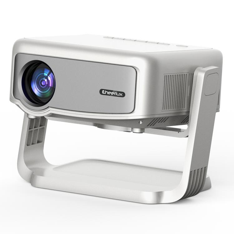 Cheerlux C6C Android Version 1280x720P 180ANSI Bluetooth 5.0 Smart Projector, with Gimbal