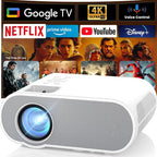 Cheerlux C10 Google TV Version 2K Dongle 1920x1080P 300ANSI Smart Projector