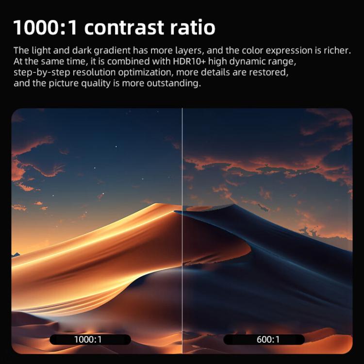 Cheerlux C16A Android Version 1920x1080P 450ANSI Smart Projector