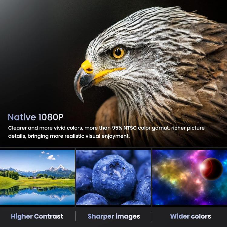 Cheerlux C16A Android Version 1920x1080P 450ANSI Smart Projector