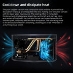 Cheerlux C58A1 Android Version 1920x1080P 650ANSI Smart Projector, with Front Display