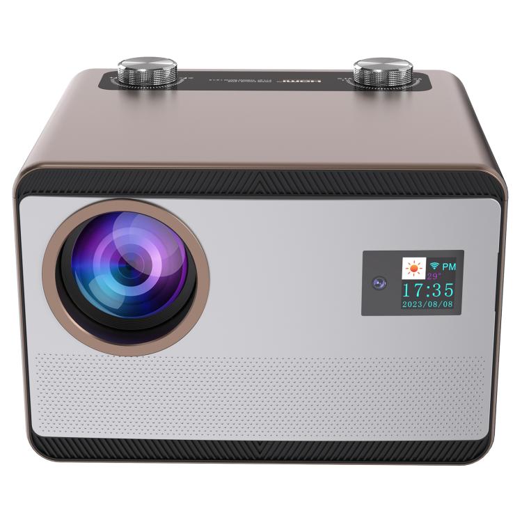 Cheerlux C58A1 Whale OS Version 1920x1080P 650ANSI Smart Projector, with Front Display