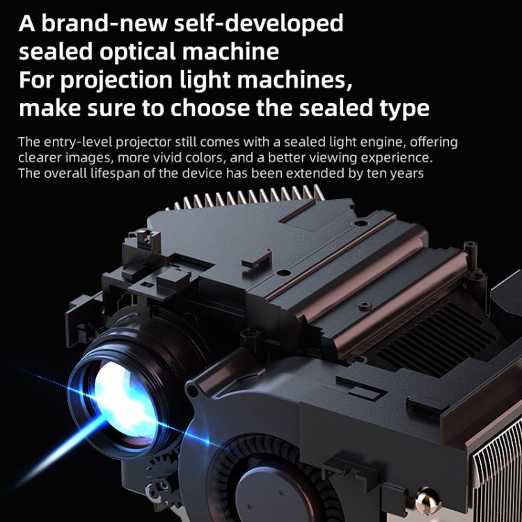 Cheerlux E1C Whale OS Version 1920x1080P 250ANSI Smart Projector