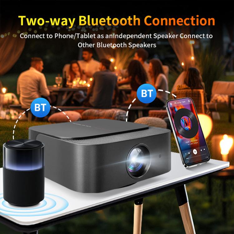 Cheerlux E2C Whale OS Version 1920x1080P 300ANSI Smart Projector