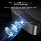 Cheerlux E2C Whale OS Version 1920x1080P 300ANSI Smart Projector