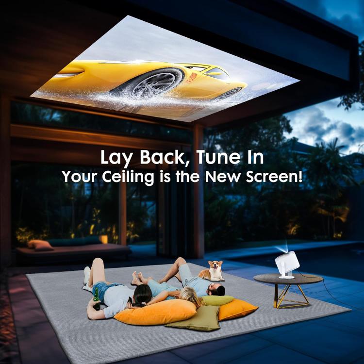 Cheerlux H1 Whale OS Version 1280x720P 180ANSI Smart Projector, with Gimbal