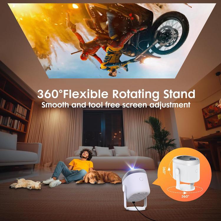 Cheerlux H1 Whale OS Version 1280x720P 180ANSI Smart Projector, with Gimbal