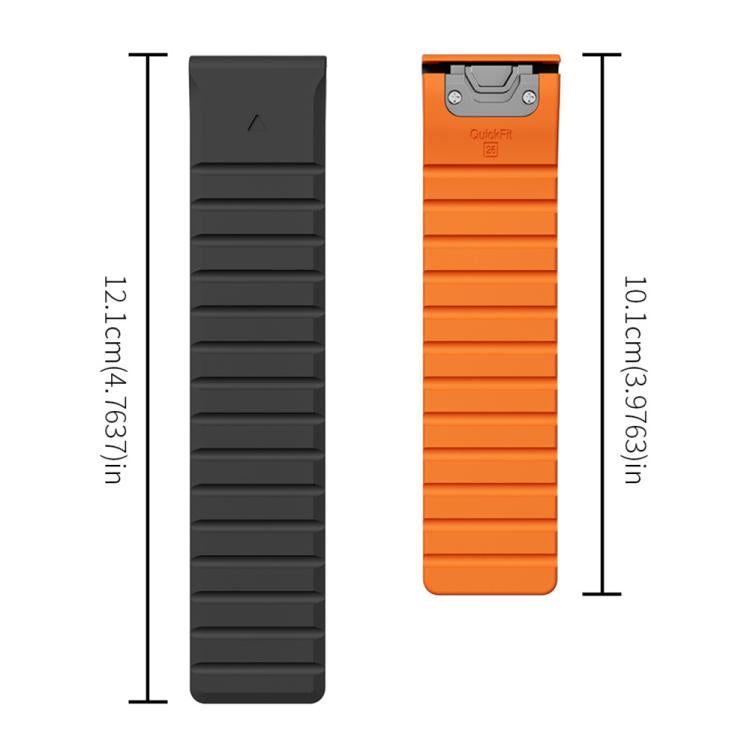 xDfind Two Color Silicone Magnetic Watch Band