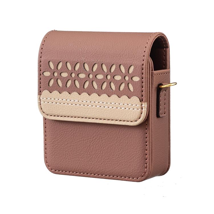 BFB13 BINFEN Color Flowers Crossbody Flip Phone Leather Bag