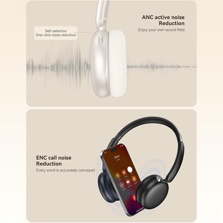 F4 Over-ear ANC and ENC Noise Reduction Wireless Headphones