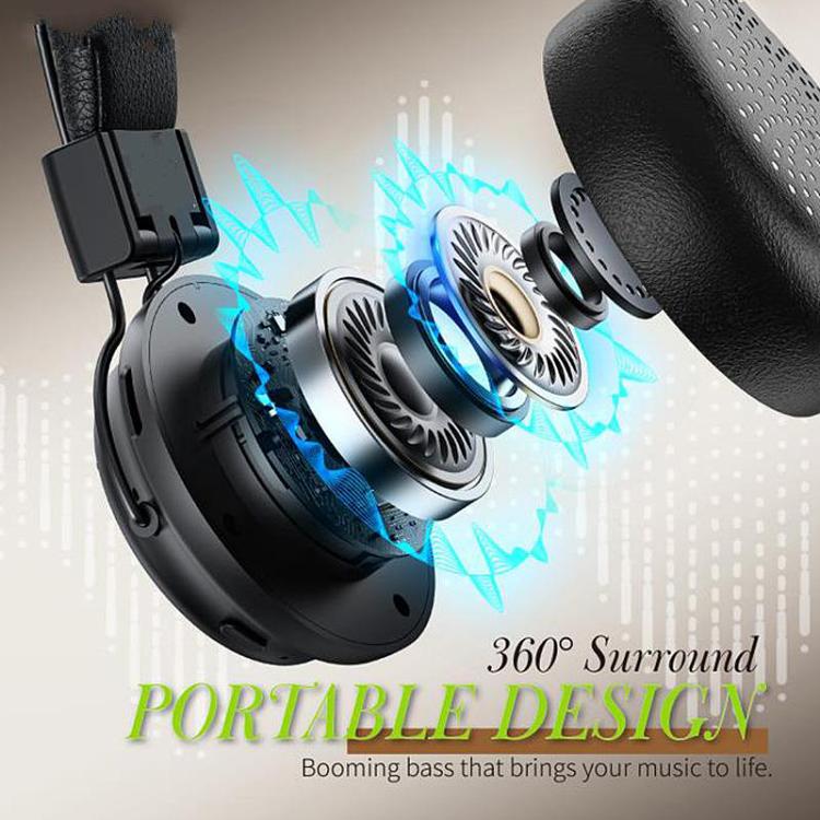 FUNK Over-ear HiFi ANC Noise Reduction Wireless Headphones, with Microphone