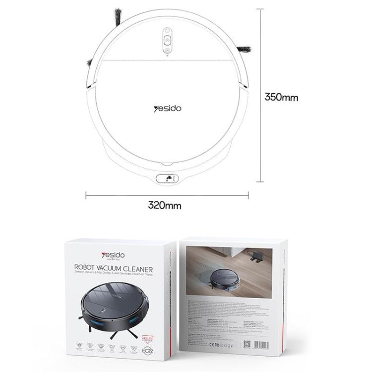 Yesido EC22 Sweeping Mopping Suction 3 in 1 Sweeping Robot