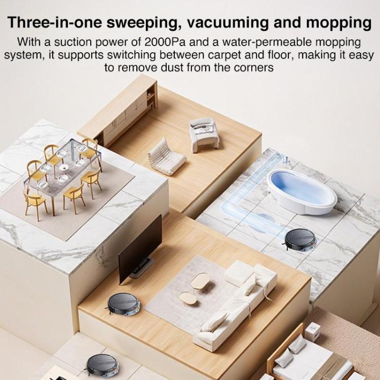 Yesido EC22 Sweeping Mopping Suction 3 in 1 Sweeping Robot