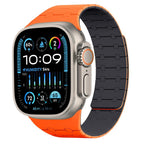 xDfind Contrasting Colors Magnetic Silicone Watch Band