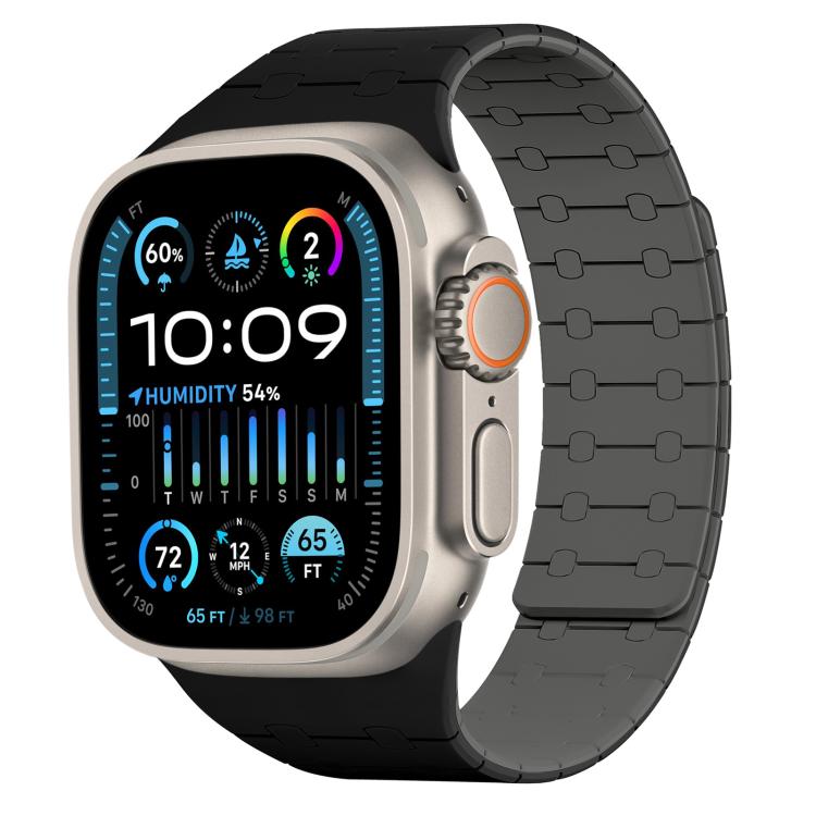 xDfind Contrasting Colors Magnetic Silicone Watch Band