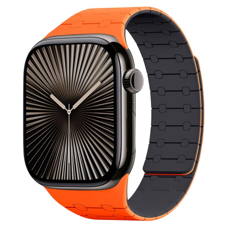 xDfind Contrasting Colors Magnetic Silicone Watch Band