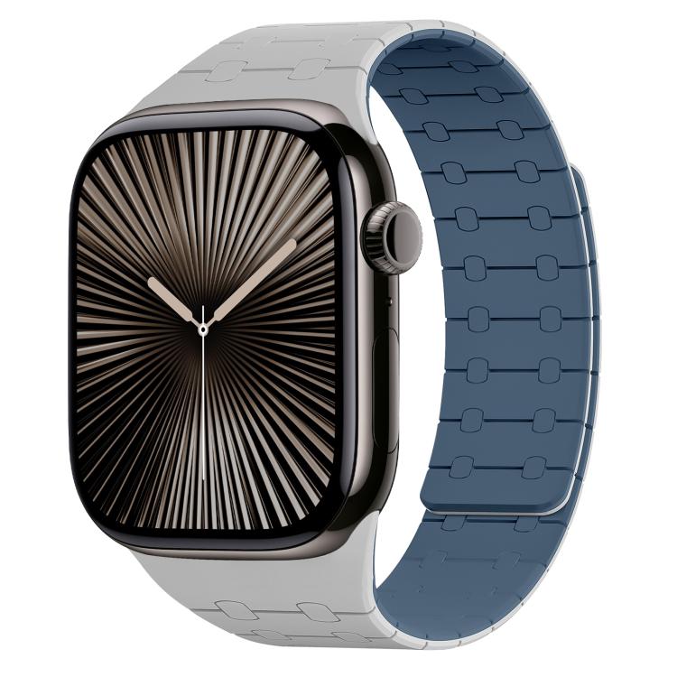 xDfind Contrasting Colors Magnetic Silicone Watch Band