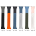 xDfind Contrasting Colors Magnetic Silicone Watch Band