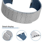 xDfind Contrasting Colors Magnetic Silicone Watch Band