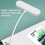 LED 3-color Pen Holder Desk Lamp Smart Voice Control Light