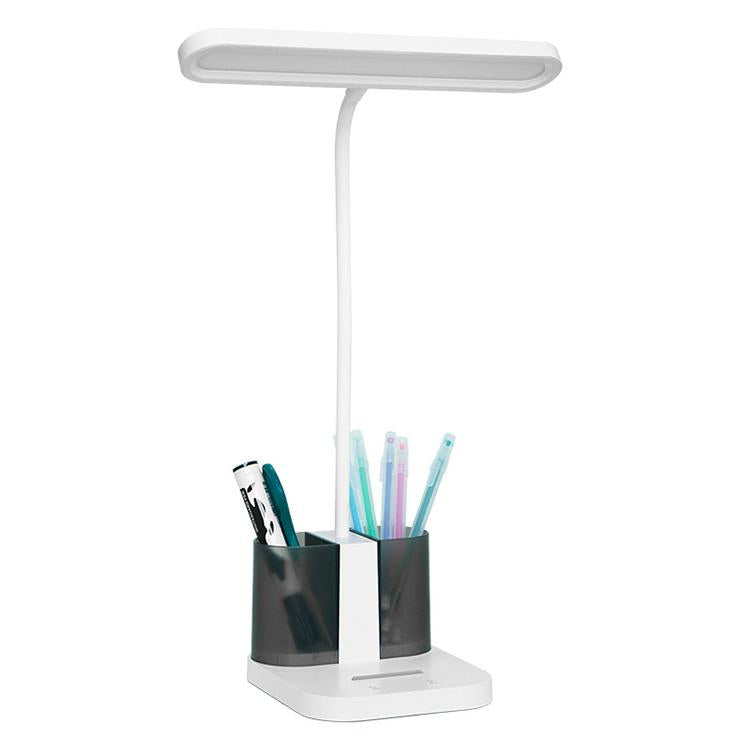 Double Pen Holder USB Rechargeable LED Study Desk Lamp