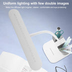 Double Pen Holder USB Rechargeable LED Study Desk Lamp