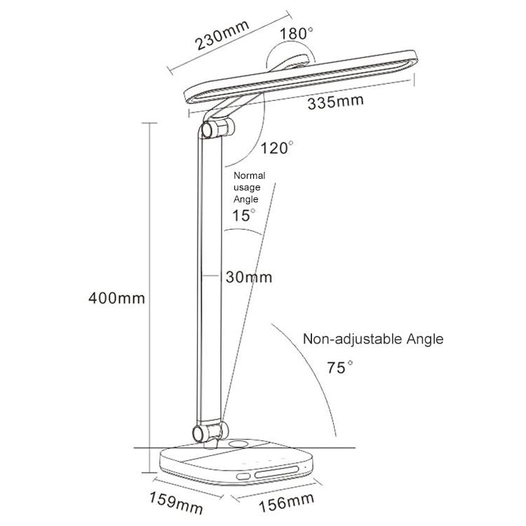 Smart Voice Control Five Brightness AA-Grade Eye Protection LED Desk lamp