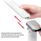 LED Magnetic Wall Mounted Light USB Charging Student Smart Desk Lamp