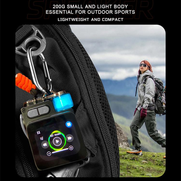 DK08 Smart LED Screen Cool Style Portable RGB Light Bluetooth Speaker