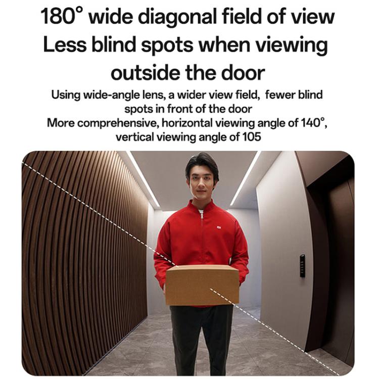 Yesido KM27 4.3 inch TFT Screen 2.4G Wireless Video Intercom Doorbell, Plug: UK Plug