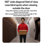 Yesido KM27 4.3 inch TFT Screen 2.4G Wireless Video Intercom Doorbell, Plug: UK Plug