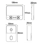 Yesido KM27 4.3 inch TFT Screen 2.4G Wireless Video Intercom Doorbell, Plug: UK Plug