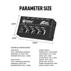 DEBRA M094 4-Channels Audio Mixer Musical Instrument Live Streaming Reverb