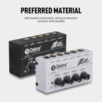 DEBRA M094 4-Channels Audio Mixer Musical Instrument Live Streaming Reverb