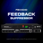 DEBRA FBX4040 DSP Feedback Suppressor Microphone Anti-howling Audio Processor