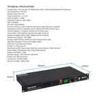 DEBRA FBX4040 DSP Feedback Suppressor Microphone Anti-howling Audio Processor