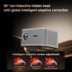 WOWOTO WWT-BL06E Android 9.0 4.45 inch LCD Display 1920x1080P 1000ANSI Smart Projector