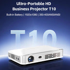 WOWOTO WWT-T10 Android 9.0 DLP 1920x1080P HD 350-400ANSI Smart Projector