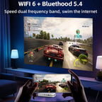 WOWOTO WWT-T10 Android 9.0 DLP 1920x1080P HD 350-400ANSI Smart Projector